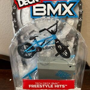 Tech Deck BMX Finger Bike Freestyle Hits Sunday Blue Metal Frame Exclusive New